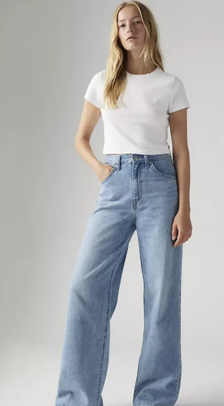 Levi's 90s Wide Leg Jeans Light Blue