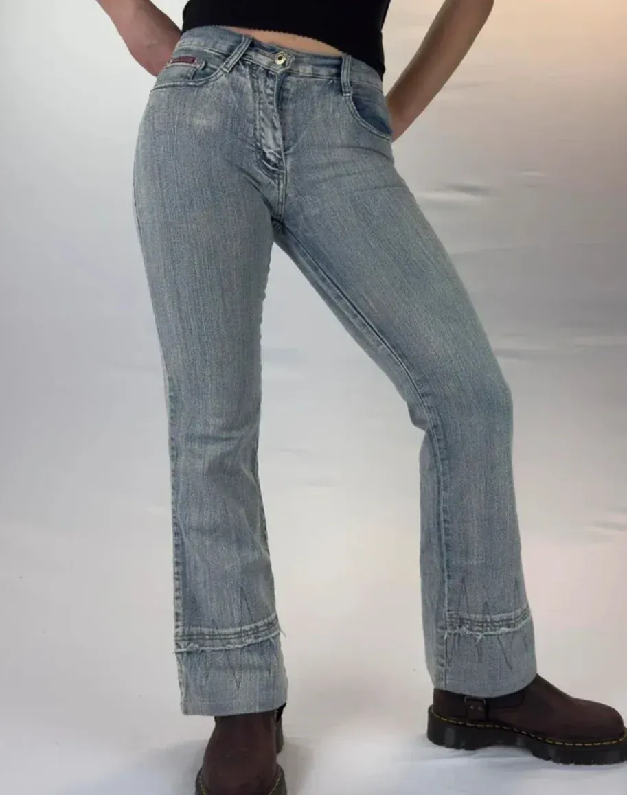Light Blue Flared Jeans